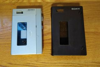 Sony Bm - 12 Secutive Dictator Cassette Recorder Made In Japan