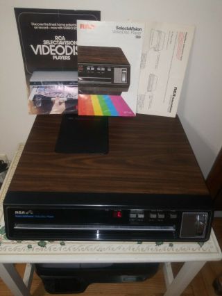 Rca Selectavision Ced Videodisc Player Model Sft 100 - Plays - Parts / Repair