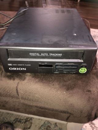 Orion Vp0040 Digital Auto Tracking Video Vhs Player No Remote
