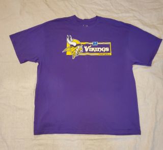 Nfl Team Apparel Minnesota Vikings T - Shirt Men 