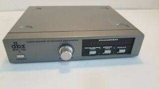 Dbx Sx - 10 Video Sound Bass Enhancer Vintage 1979 - 1984 No Cords