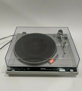 Technics Sl - 220 Frequency Generator Servo Automatic Turntables And Dust Covee