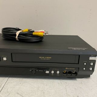 SYMPHONIC DVD VCR Video Cassette Recorder & DVD Player Combo SD7S3 3