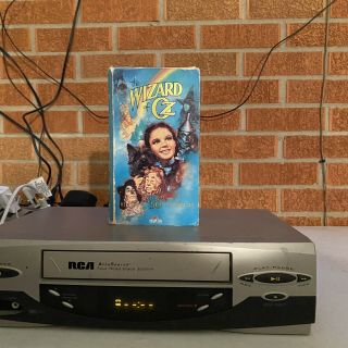 RCA VR546 VCR 4 Head Hi - Fi VHS Player Video Cassette Recorder w/ Cables & Remo 2
