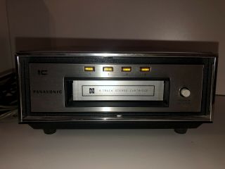 Panasonic Rs - 802us Vintage 8 Track Stereo Tape Deck Solid State