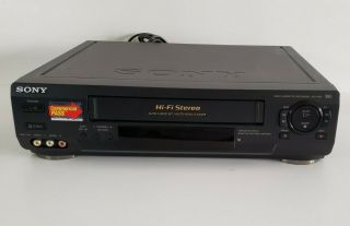 Sony Video Cassette Recorder Slv - N50 Vhs Vcr And - No Remote