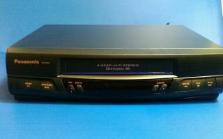 Panasonic Omnivision Vcr 4 - Head Hifi Stereo Vhs Player Pv - 9450 No Remote