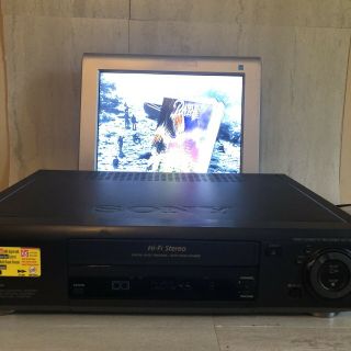 Sony Vcr Video Cassette Recorder Slv - 795hf With Remote