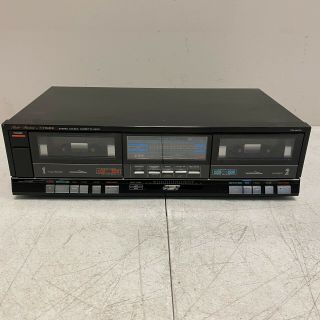 Fisher Cr - W870 Studio Standard Stereo Double Cassette Tape Deck Recorder/player