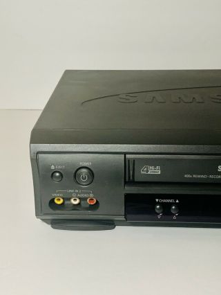 Samsung VR8160 Hi - Fi Stereo 4 - Head VCR VHS Video Cassette Player Recorder 3