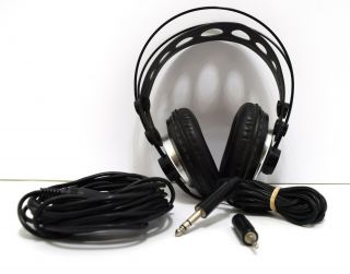 Vintage Akg K240 K Series Studio Black Headphones Made In Austria