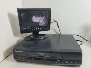Panasonic Omnivision Vcr 4 - Head Hifi Stereo Vhs Player Pv - 9450 Japan Work