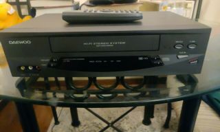 Daewoo Dv - T8dn Vhs Vcr Player Recorder Video Cassette W/remote Working/tested