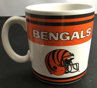 Vintage Officially Nfl Licensed Cincinnati Bengals Coffee Mug By Russ Berrie