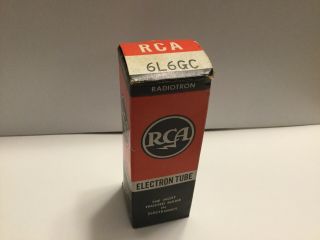 Rca 6l6gc Vacuum Tube,  Nos - Black Plates - Tube In The Box,  Vintage
