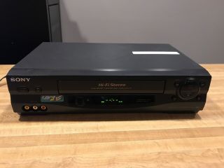 Sony Video Cassette Recorder Slv - N55 Vhs Vcr And - No Remote