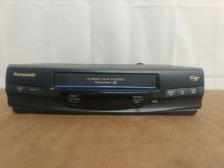 Panasonic PV - V4520 VCR VHS Player Recorder Omnivision 4 Head HI - FI A, 2