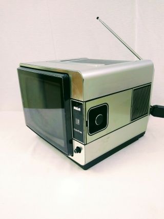 Vintage 1983 Rca Colortrak Model Ejr 295s Portable Tv Euc