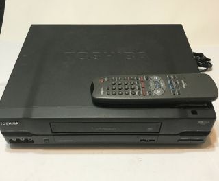 Toshiba M - 672 Vcr Vhs 4 Head Hi Fi Stereo Video Cassette Recorder Player