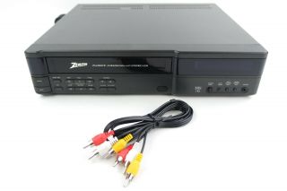 Zenith Vrj420hf Vcr Player Vhs Video Cassette Recorder With Tv Cable