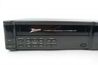 Zenith VRJ420HF VCR Player VHS Video Cassette Recorder With TV Cable 2