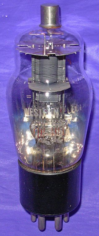 Strong Western Electric 292a Vacuum Tube Etched Glass