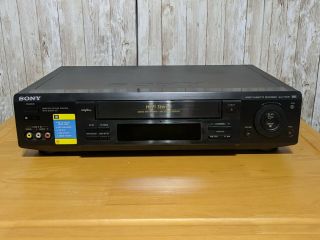 Sony Slv - 778hf Vhs Vcr Video Cassette Recorder Player No Remote