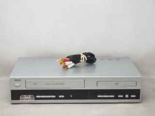 RCA DRC6355N DVD VCR VHS Player/Recorder No Remote Great 2