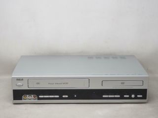 RCA DRC6355N DVD VCR VHS Player/Recorder No Remote Great 3