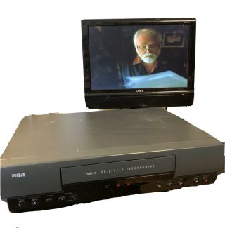 Rca Vr337 Vhs Video Cassette Recorder Vcr Player &