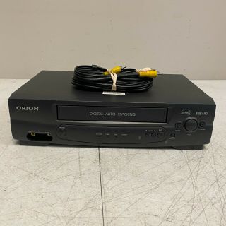 Orion Vhs Player Vr313a Vcr Video Cassette Recorder No Remote Black