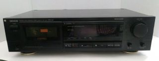 Denon Drm - 540 Cassette Tape Deck Player Black - Play