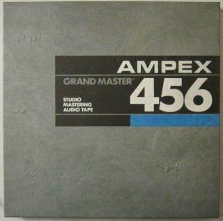 2 Ampex 456 Grand Master Audio Tapes 12 " Reel 1/2 " Tape -