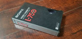 Betamax Beta Video Tape Sony L - 750 Recorded 1985 Commercials As Blank