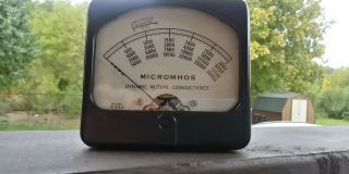 Hickok 539a Tube Tester Part - Micromhos Meter