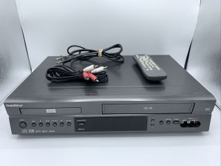 Goldstar Gbv241 Vcr/dvd Combo Player Hifi Vhs Recorder And Remote