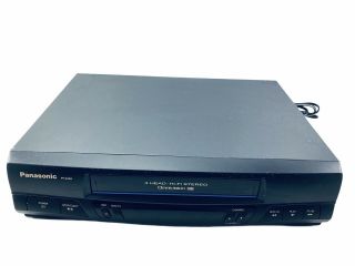 Panasonic Omnivision Pv - 9450 Vcr 4 - Head Hifi Stereo Vcr Vhs Player Tested/works