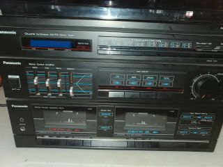Panasonic SG - D16 Stereo Music System Turntable Cassette Player Tuner 2