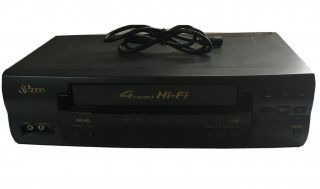 Sv2000 Svb106at21 Vcr Philips 4 Head Hifi Vhs Video Cassette Player