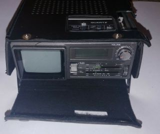 Magnavox Model Bd 3902 Slo1 Am - Fm - Tv Receiver 1 - 1/2 " X1 - 1/8 " Screen & Travel Case