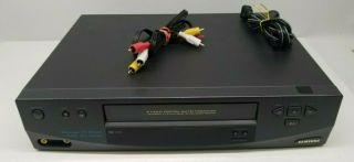 Samsung Vr5803 4 Head Video Vhs Vcr Cassette Tape Player Vcr Great
