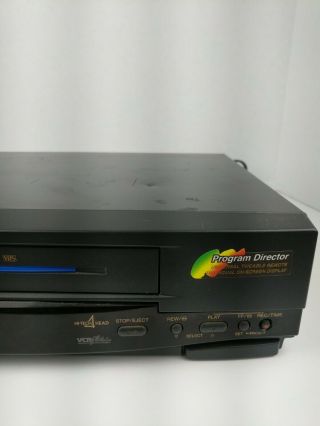 Panasonic PV - V4611 VCR 4 Head HI - Fi VHS Player No Remote 3