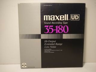 Maxell Ud 35 - 180 10.  5 Inch Metal Reel To Reel Sound Recording Tape