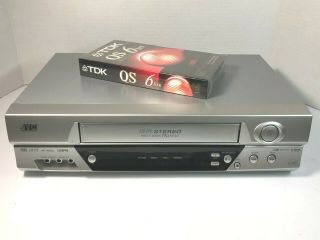 Jvc Hr - A60u Hi - Fi Stereo Video Cassette Recorder Vcr - Vhs Pro - Cision 19 U Head