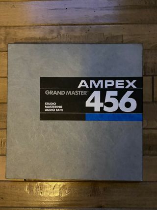 Ampex 456 Grand Mastering Audio Tape 10.  5 " 1/2 " Reel