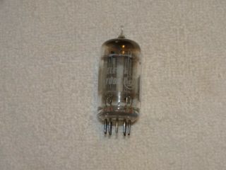 1 X 12ax7 Rca Tube Long Black - D Getter Very Strong Meatball 1957 (2 Available)