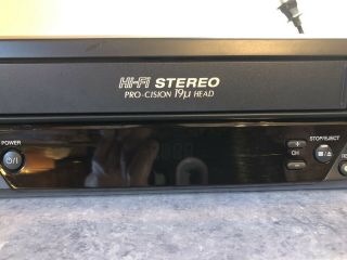 JVC VCR HI FI Stereo Pro - Cision 4 Head MTS HR - A592U with Tape 2