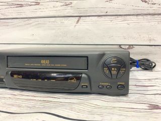 Sansui VCR4510D 4 Head Digital Auto Tracking VHS VCR Player/Recorder AV 3
