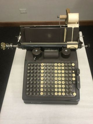 Burroughs Electric Mechanical Calculator Adding Machine