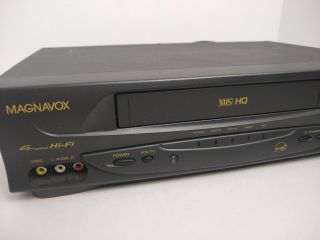 Magnavox Philips VHS HQ 4 Head Stereo VCR VR601BMX21 Recorder Player - 3